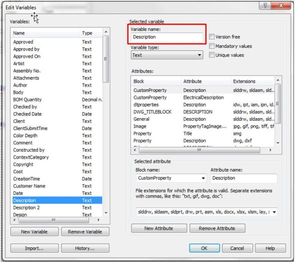 How to control dwg files’ attributes in epdm