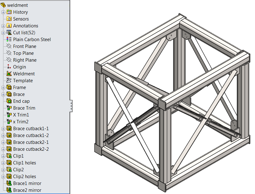 Weldment properties – automated!