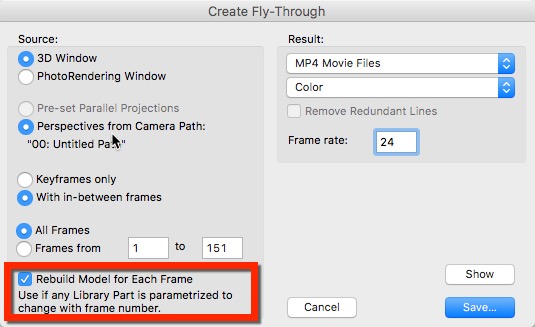 Create Fly-Through Window