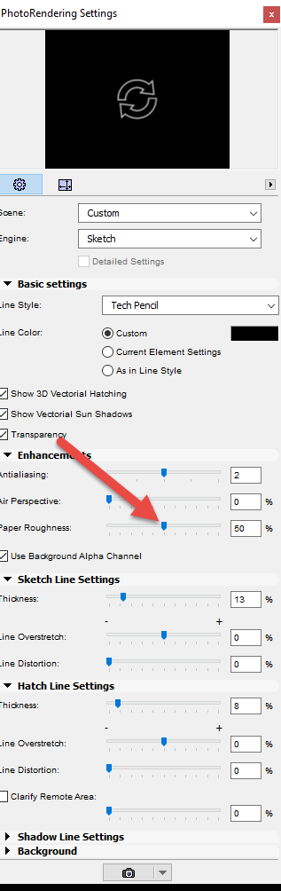 Rendering Settings