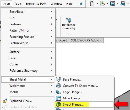 Searching for Commands in SOLIDWORKS