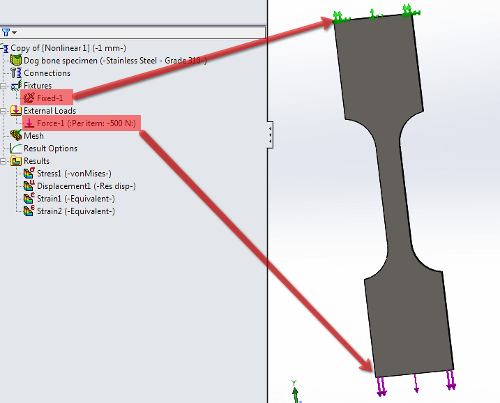 Creep analysis in solidworks simulation