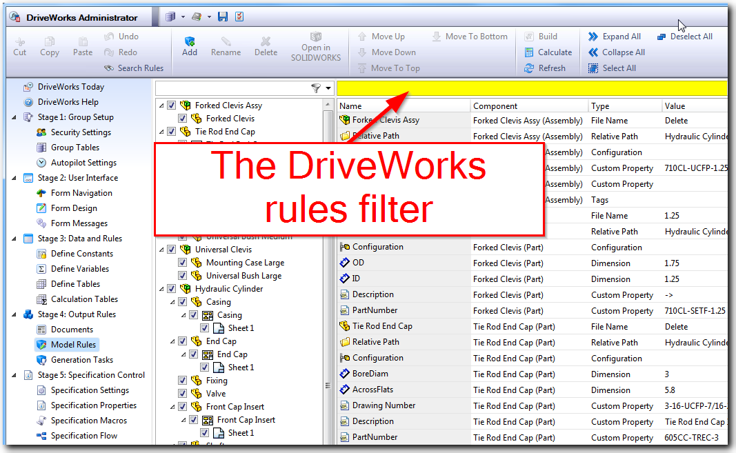 Supercharge Your DriveWorks Rules Filter