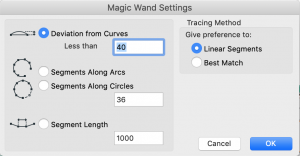 Magic Wand Settings Dialog