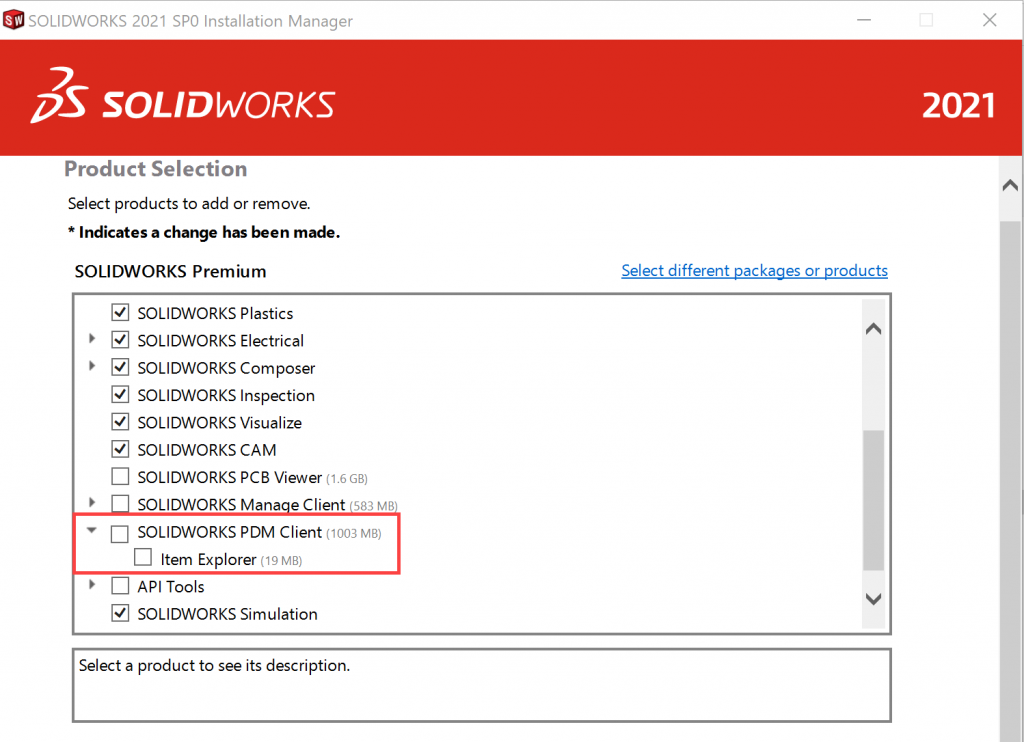Solidworks Installation Manager