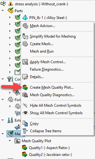 Mesh Quality-Diagnostics Tool - 2021 - What's New in SOLIDWORKS