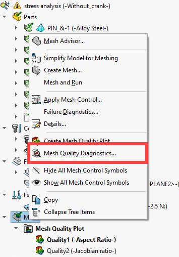 Mesh Quality Diagnostics