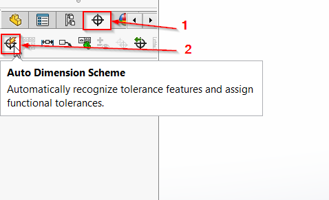 Auto Dimension Scheme tool