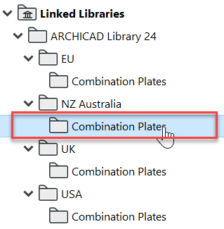 Choosing Combination Plates Folder