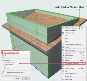 Katastrofe Udrydde profil How to Crop Walls to Single Plane Roof in Archicad