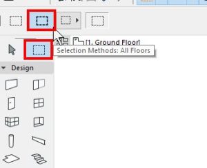 change the marquee selection method to All Floors